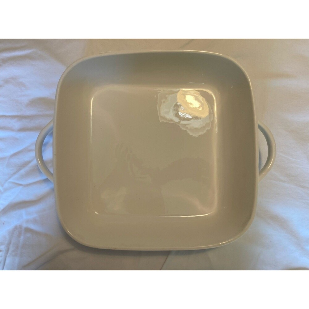 Blue Harbor Large Square Baking Dish | White | 10"w x 10"l x 2.75"h